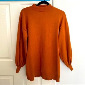 Rust Tunic Sweater